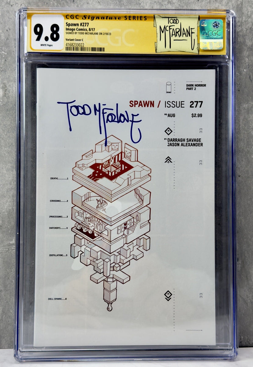 Spawn #277 Jonathan Hickman Variant Cover C CGC SS 9.8 Full Sig