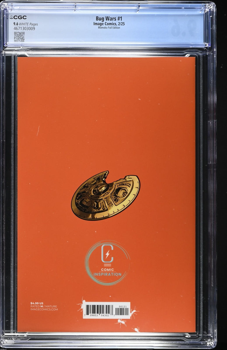 Bug Wars #1 CGC 9.6 Peach Momoko Virgin Foil Megacon Exclusive Martins Collectables Bug Wars #1 CGC 9.6 Peach Momoko Virgin Foil Megacon Exclusive Martins Collectables