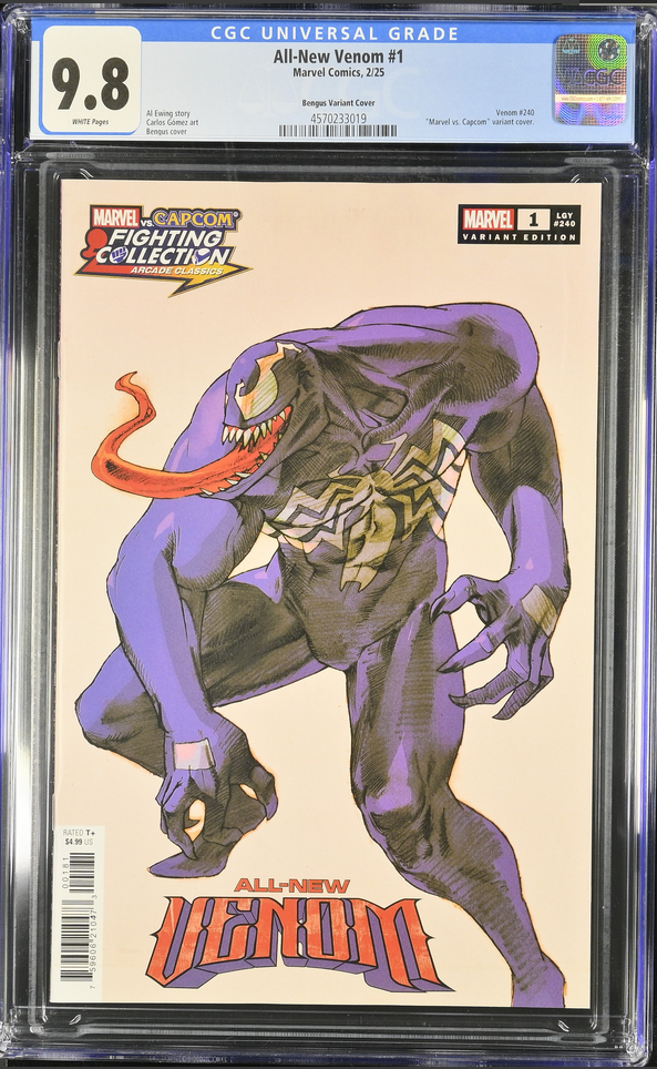 All-New Venom #1 Bengus Marvel vs. Capcom Variant Marvel CGC 9.8 All-New Venom #1 Bengus Marvel vs. Capcom Variant Marvel CGC 9.8