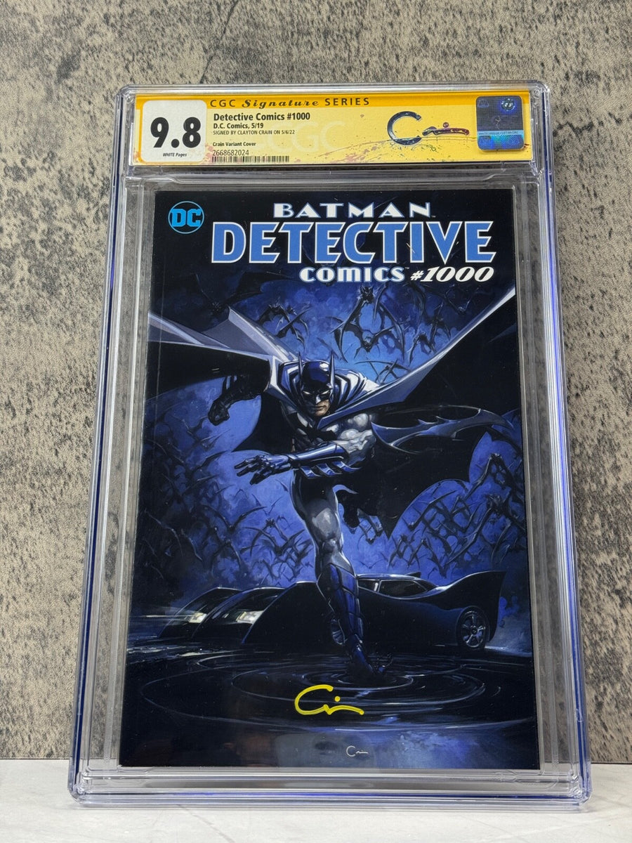 Detective Comics #1000 CGC SS 9.8 Signed Clayton Crain – Martins