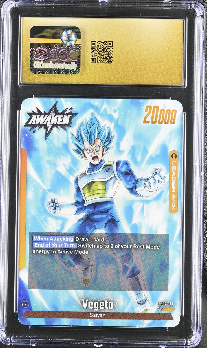Dragon Ball Super Fusion World Vegeta FB02-105 CGC Pristine 10 – Martins  Collectables