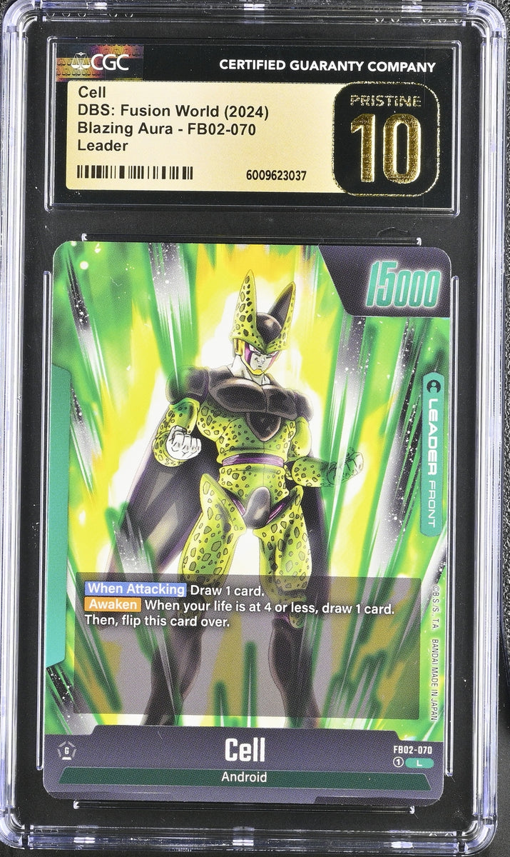 Dragon Ball Super Fusion World Cell FB02-070 CGC Pristine 10 – Martins  Collectables