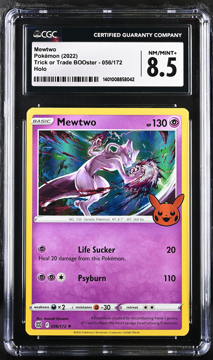 Pokmon Mewtwo 056/172 Trick or Trade BOOster Holo (Pumpkin Stamp) | E Martins Collectables Pokmon Mewtwo 056/172 Trick or Trade BOOster Holo (Pumpkin Stamp) | E Martins Collectables