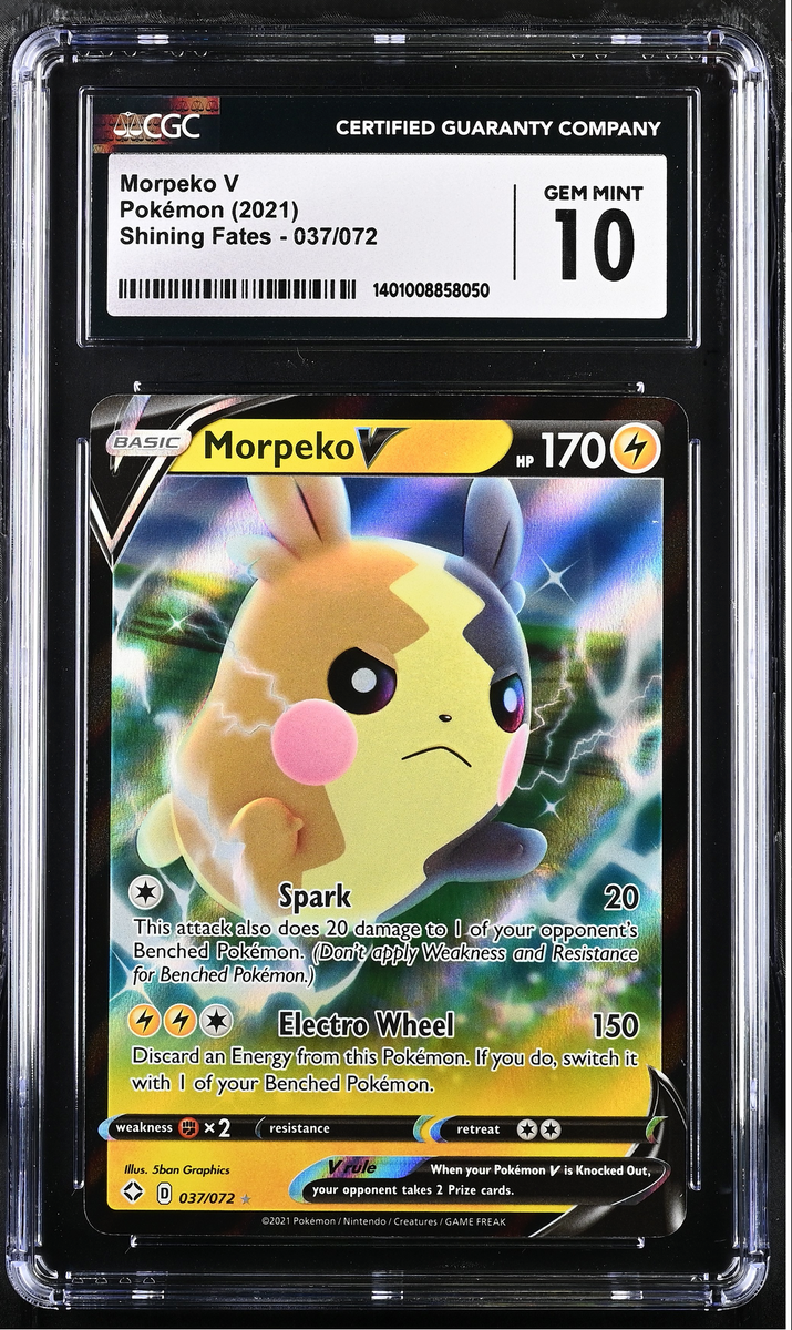 Pokémon Morpeko V 037/072 Shining Fates Ultra Rare