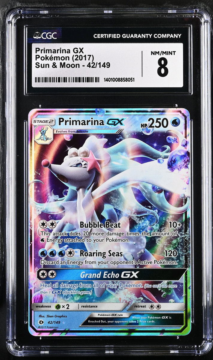 pokemon card primarina Pokémon Primarina GX 42/149 Sun & Moon Ultra Rare