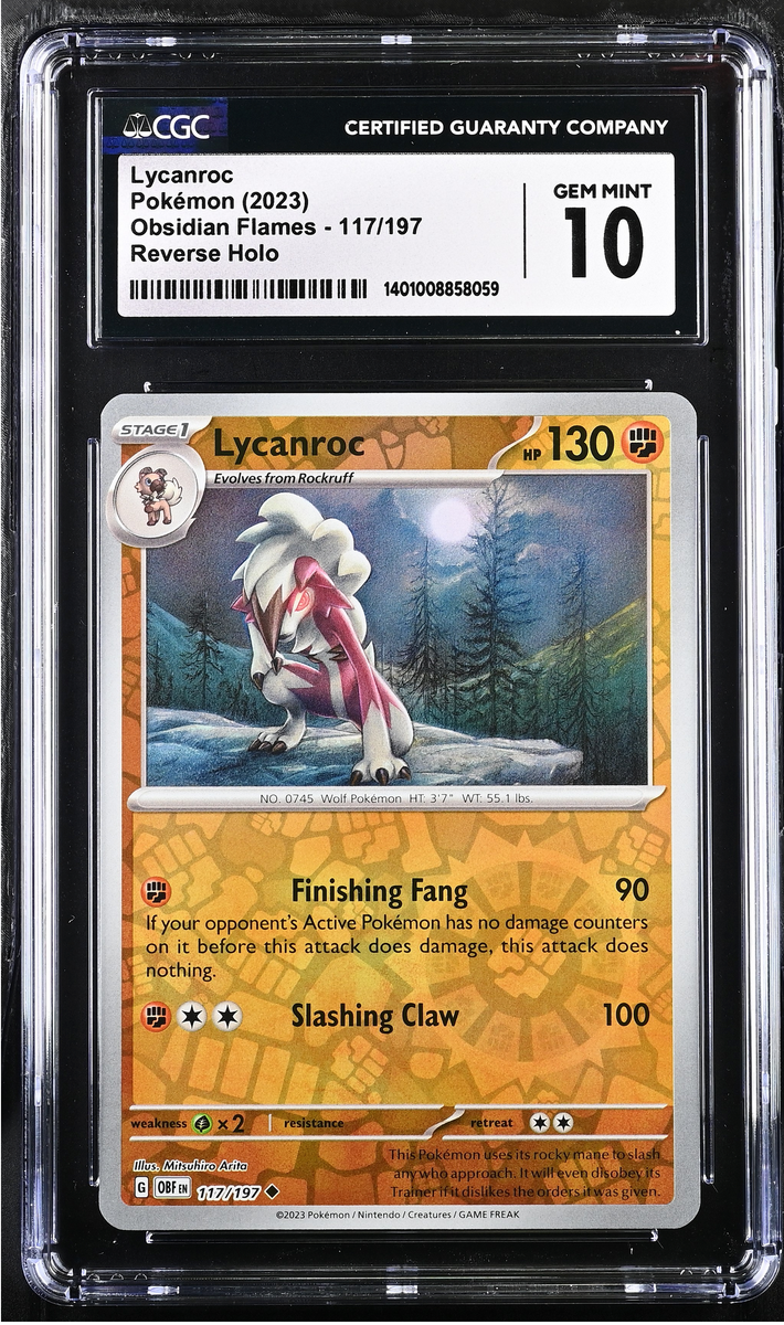 Pokmon Lycanroc 117/197 Obsidian Flames - OBF EN Reverse Holo | Engli Martins Collectables Pokmon Lycanroc 117/197 Obsidian Flames - OBF EN Reverse Holo | Engli Martins Collectables