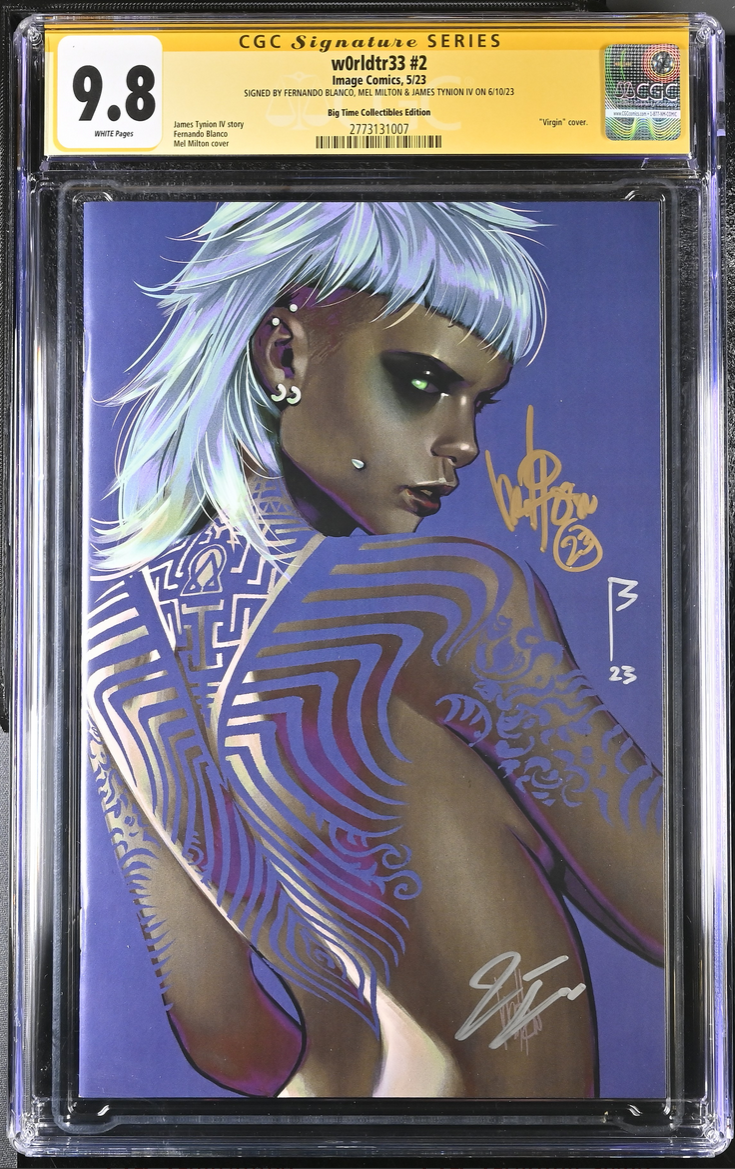 w0rldtr33 #2 Big Time Collectibles Edition Virgin – Martins Collectables