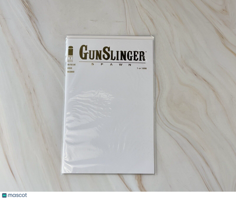 Gunslinger Spawn 1 Blank Variant SDCC 2023 Image 1000 Printed Todd McFarlane