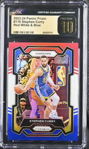 Basketball 2023-24 Panini Prizm 119 Stephen Curry PRISTINE 10