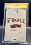Spider Geddon 0 CGC 9.8 SS Clayton Crain Con Variant Spider Man Video Game