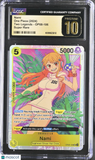 One Piece 2024 Nami #106 Super Rare Foil OP08 Two Legends CGC 10 PRISTINE