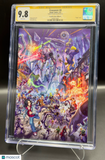 Crossover 4 CGC SS 9.8 Scorpion Comics Quad virgin Signed Quah