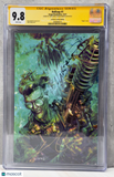 Hellcop #1 Virgin Variant CGC SS 9.8 SIGNED BY JOHN GIANG & BRIAN HABERLIN