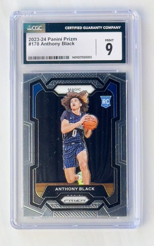 2023-24 Panini Prizm Anthony Black Prizm RC #170 Rookie CGC 9 MINT