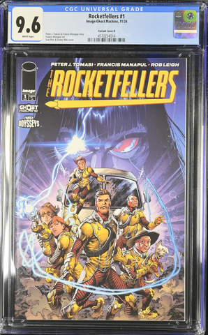 Rocketfellers #1 11/24 Image/Ghost Machine Variant Cover B CGC 9.6