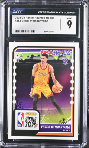 Basketball 2023-24 Panini Haunted Hoops 282 Victor Wembanyama Mint-9