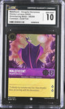 CGC 10 Lorcana Shimmering Skies Common Maleficent Vengeful Sorceress Foil 54/204