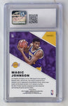 2022-23 DONRUSS OPTIC MAGIC JOHNSON #19 PURPLE PRIZM WINNER STAYS CGC 9.5