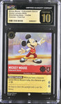CGC 10 Gem Mint  Disney Lorcana Shimmering Skies Mickey Mouse FOIL Dancer