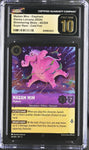 CGC Pristine 10 Lorcana Shimmering Skies Super Rare Foil Madam Mim Elephant