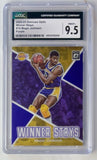 2022-23 DONRUSS OPTIC MAGIC JOHNSON #19 PURPLE PRIZM WINNER STAYS CGC 9.5