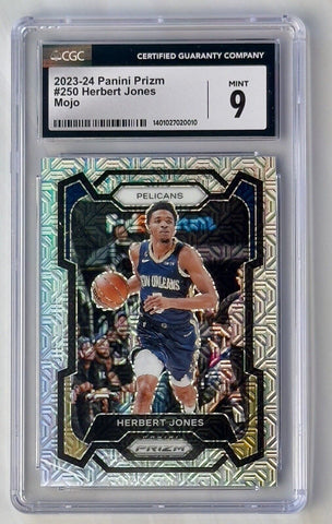 2023-24 Panini Prizm Herbert Jones #250 Mojo 07/25 CGC 9 MINT
