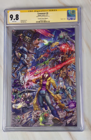 Crossover #4 CGC SS 9.8 Scorpion Comics Edition Quah Variant Signed Alan Quah
