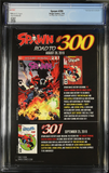Spawn #299 SDCC CGC 9.4 Mattina Variant