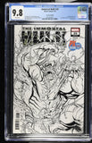 Immortal Hulk #20 CGC 9.8 Marc Deering Sketch Variant SDCC 2019 PX Marvel Comics