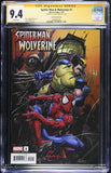 Spider-Man & Wolverine #1 Clayton Crain Variant CGC SS 9.4 Signed Crain