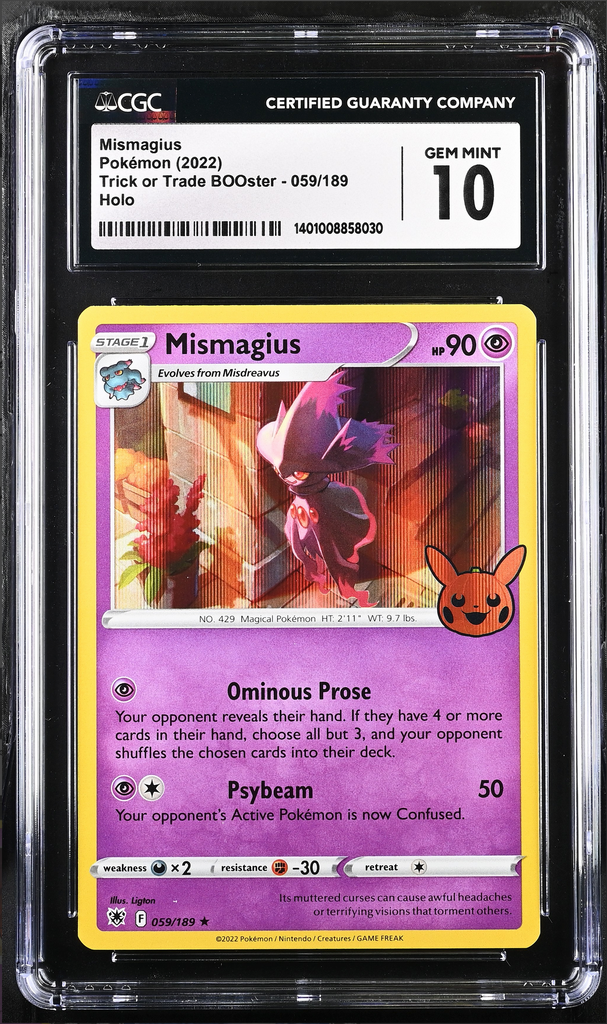mismagius pokemon card holographic Pokémon Mismagius 059/189 Trick or Trade BOOster Holo (Pumpkin Stamp) – Martins Collectables