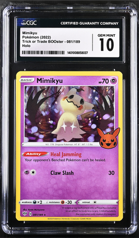 Pokémon Mimikyu 081/189 Trick or Trade BOOster Holo (Pumpkin Stamp) | English