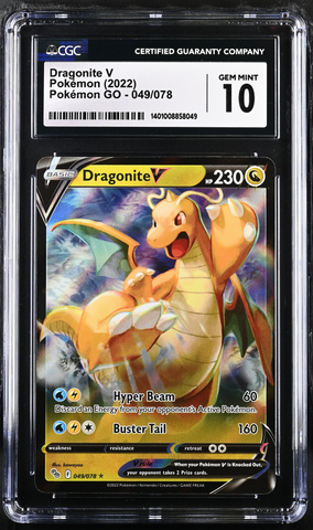 Pokémon Dragonite V 049/078 Pokémon GO Double Rare | English