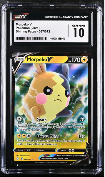 Pokémon Morpeko V 037/072 Shining Fates Ultra Rare