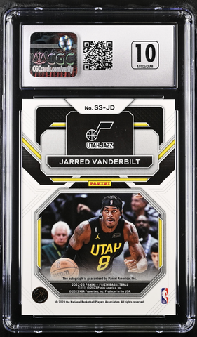 Basketball 2022-23 Panini Prizm Sensational Signatures SS-JD Jarred Vanderbilt