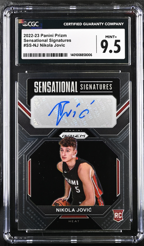 Basketball 2022-23 Panini Prizm Sensational Signatures SS-NJ Nikola Jovic