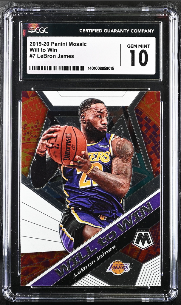 Basketball 2019-20 Panini Mosaic Will to Win 7 LeBron James – Martins  Collectables