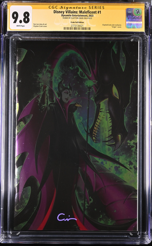 Disney Villains: Maleficent 1 2023 Dynamite Entertainment Crain Foil Edition