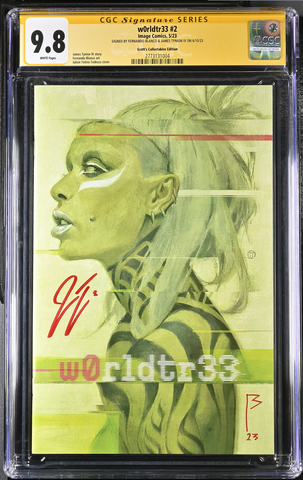 w0rldtr33 #2 Image Comics Scott's Collectables Edition Double SIGNED