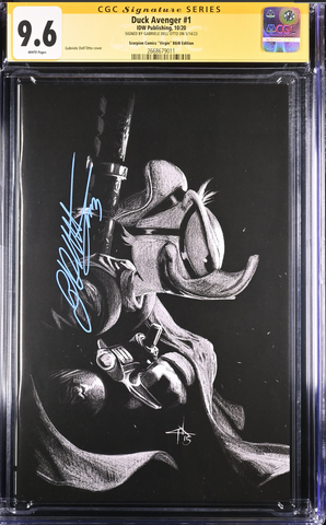 Duck Avenger #1 Scorpion Comics ""Virgin"" B&W Edition