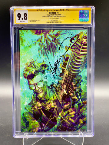 Hellcop #1 CGC 2xSS 9.8 Signed John Giang & Brian Haberlin