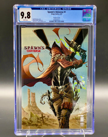 Spawns Universe #1 J Scott Campbell CVR B CGC 9.8