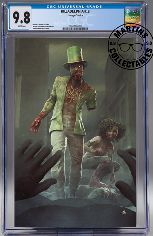 CGC 9.8 KILLADELPHIA #18 ART BY BJÖRN BARENDS W/COA MARTINS COLLECTABLES EXCLUSIVE